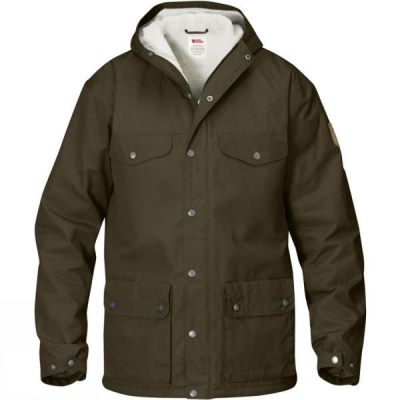 Chaqueta Invierno Fjallraven Greenland Hombre Verde Oliva - Chile ESX938714